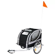 Zabawki dla psów - 10% taniej! Przyczepka rowerowa No Limit Doggy Liner - Paris de Luxe, dł. x szer. x wys.: 148 x 90 x 88 cm / do 50 kg - miniaturka - grafika 1