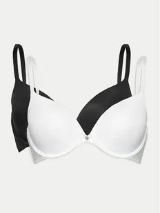 Hunkemöller Komplet 2 biustonoszy z fiszbiną Perfect Plunge 203100 Kolorowy - Biustonosze - miniaturka - grafika 1