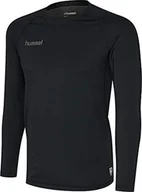 Koszulki męskie - Hummel Hummel Męska koszulka Hml First Performance Jersey L/S czarny czarny L 204502-2001 - miniaturka - grafika 1