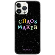 Etui i futerały do telefonów - Etui do Apple IPHONE 11 PRO MAX Chaos maker 002 Babaco Nadruk pełny Czarny - miniaturka - grafika 1