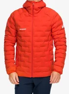 Kurtki narciarskie - Kurtka ocieplana Mammut Sender IN Hooded Jacket - mammut red - miniaturka - grafika 1