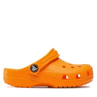 Buty dla chłopców - Klapki Crocs Classic Clog K 206991 Pomarańczowy - miniaturka - grafika 1
