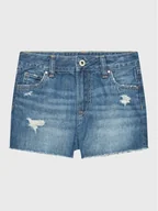 Spodenki damskie - Pepe Jeans Szorty jeansowe Patty Short PG800783MR1 Niebieski Regular Fit - miniaturka - grafika 1