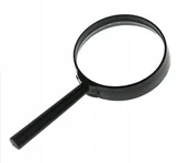 Mikroskopy i lupy - Lupa Kieszonkowa do Czytania 13 cm Powiększające Szkło Ręczne - miniaturka - grafika 1
