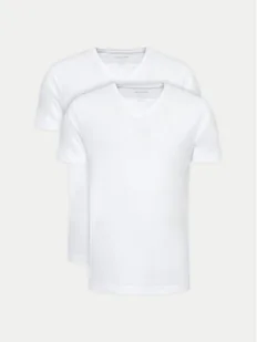 Pierre Cardin Komplet 2 t-shirtów 29991.000.9000 Biały Modern Fit - Koszulki męskie - miniaturka - grafika 1