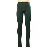 Spodnie sportowe męskie - Męskie spodnie Helly Hansen Lifa Merino Midweight Pant, ciemnozielone - miniaturka - grafika 1