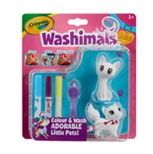 Kredki, ołówki, pastele i pisaki - Crayola, zestaw do ozdabiania figurek, Kotki, Washimals - miniaturka - grafika 1