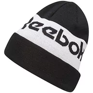 Czapki damskie - Reebok Męska czapka Ubf Athlete Graph Beanie, czarna, rozmiar standardowy - miniaturka - grafika 1