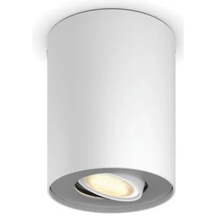 Philips Lampa sufitowa spot + regulator biały metal PILLAR HUE 929003046701 - Lampy sufitowe - miniaturka - grafika 1