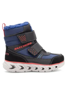 Skechers Śniegowce 90588L/NVBK Granatowy - Buty dla chłopców - miniaturka - grafika 1