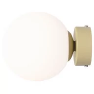 Lampy ścienne - Minimalistyczny kinkiet Ball Wall 1076C12_S kula biały - miniaturka - grafika 1