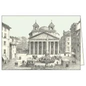 Kartki okolicznościowe i zaproszenia - Rossi Karnet z kopertą ITW 001 Roma Piazza della Rotonda - miniaturka - grafika 1