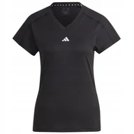 Koszulki i topy damskie - Koszulka damska adidas Aeroready Train Essentials Minimal Branding V-Neck T - miniaturka - grafika 1