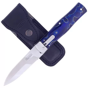 Mikov - Nóż sprężynowy Predator Raffir Blue 241-BRa-1/KP BLUE - Lever Lock - V1905951 - Noże - miniaturka - grafika 2