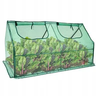 Szklarnie ogrodowe - Mini SZKLARNIA ogrodowa 180 x 90 do uprawy ROŚLIN na grządkę TUNEL FOLIOWY - miniaturka - grafika 1