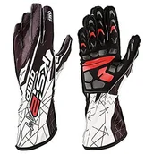 Rękawice motocyklowe - KS-2 ART CZARNE/BIAŁE Rękawiczki rozm. 5 dla dzieci - miniaturka - grafika 1