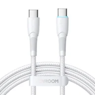 Kable USB - Kabel przewód Starry Series USB-C - USB-C 60W 1m biały - miniaturka - grafika 1