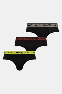 Nike slipy 3-pack męskie kolor czarny 0000KE1006 - Majtki męskie - miniaturka - grafika 1