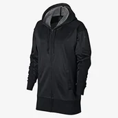 Kurtki damskie - Nike Damska kurtka z kapturem Dry Full Zip czarny Black/Htr/Black S - miniaturka - grafika 1