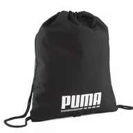 Torby sportowe - Worek Puma Plus Gym Sack 090348 (kolor czarny) - miniaturka - grafika 1