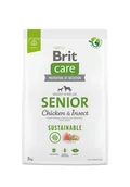 Sucha karma dla psów - Brit Care Dog Sustainable Senior Chicken&Insects 3 kg - miniaturka - grafika 1