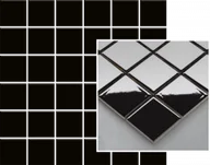 Płytki ceramiczne - Paradyż ALTEA NERO (BŁYSZCZĄCA) MOZAIKA 29,8X29,8 (4,8x4,8) ALTEA NERO (BŁYSZCZĄCA) MOZAIKA 29,8X29,8 (4,8x4,8) - miniaturka - grafika 1