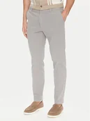 Spodnie męskie - BOSS Chinosy H-Kane1 50543304 Szary Modern Fit - miniaturka - grafika 1
