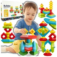 Klocki - KLOCKI KONSTRUKCYJNE PRZESTRZENNE PITAGORAS KREATYWNE FIGURY GEOMETRYCZNE Z2063 - miniaturka - grafika 1