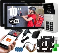 Wideodomofony - Wideodomofon dwurodzinny 2-WIRE 5TECH TWIN Virgo(B)10" stacja 82225-2 KOD CZYTNIK KART - miniaturka - grafika 1