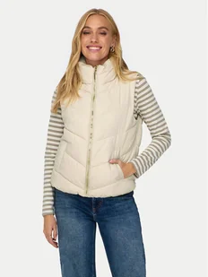 JDY Kamizelka 15305657 Beżowy Regular Fit - Kamizelki damskie - miniaturka - grafika 1