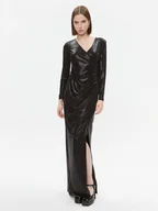 Sukienki - Fracomina Sukienka wieczorowa FQ23WD3012W47601 Czarny Slim Fit - miniaturka - grafika 1