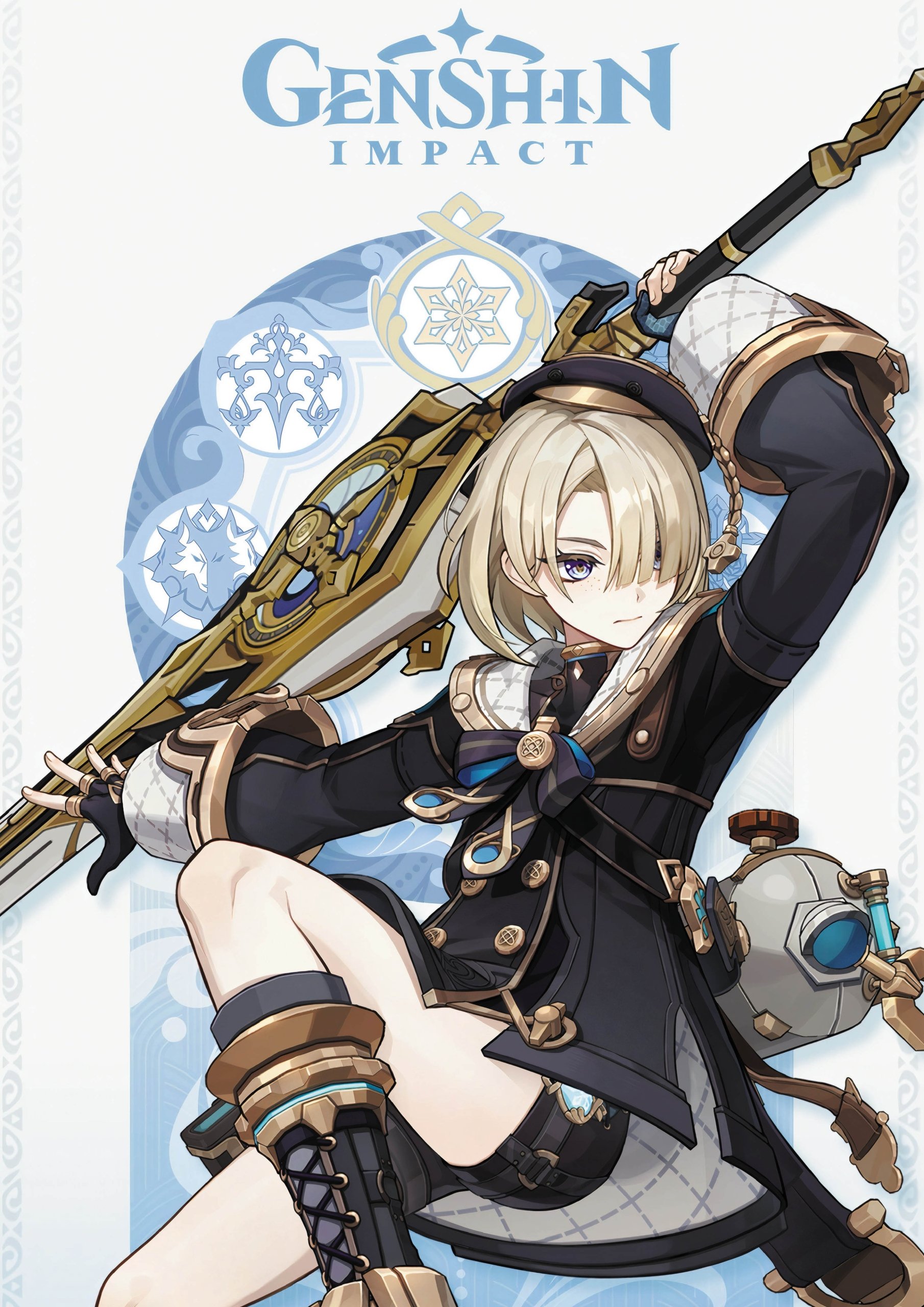 Plakat A3 Genshin Impact Anime Gra Freminet