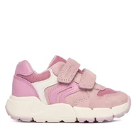Buty dla dziewczynek - Sneakersy Geox B Flexyper Mini Girl B656NA 01422 C8314 M Różowy - miniaturka - grafika 1