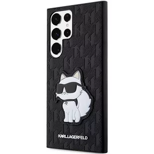 Karl Lagerfeld KLHCS23LSAKLHCPK S23 Ultra S918 hardcase czarny/black Saffiano Monogram Choupette - Etui i futerały do telefonów - miniaturka - grafika 2