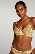Biustonosze - Hunkemöller Biustonosz z przedłużonym stanem bez wkładek z fiszbinami Sali Żółty - miniaturka - grafika 1