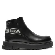 Botki damskie - Botki LOVE MOSCHINO JA21024G1LIA0000 Czarny - miniaturka - grafika 1