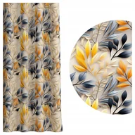 Zasłony - GOTOWE ZASŁONY NA ŻABKI TAŚMIE 140X230 ZASŁONA WZÓR 002 SKRÓCENIE - miniaturka - grafika 1