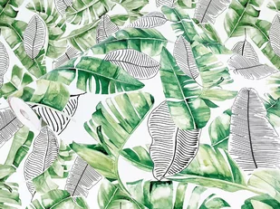 Samoprzylepna Okleina Meblowa Egzotyczne Liście Na Regał Meble Blat 45x100 - Meble modułowe i akcesoria Samoprzylepna Okleina Meblowa Egzotyczne Liście Na Regał Meble Blat 45x100 - Meble modułowe i akcesoria - miniaturka - grafika 1