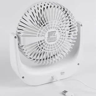 Wentylator FAN Wiatrak biurkowy Wentylator bezprzewodowy Biały - Wentylatory - miniaturka - grafika 13