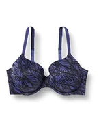 Biustonosze - Calvin Klein Damski biustonosz z lekko wyściełanym formowanym PC, Sway Print_Soft Grape, 70B - miniaturka - grafika 1