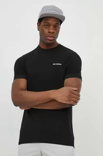 Koszulki męskie - Karl Lagerfeld t-shirt męski kolor czarny gładki - grafika 1