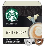 Kawa w kapsułkach i saszetkach - Kapsułki STARBUCKS White Mocha do ekspresu Nescafe Dolce Gusto - miniaturka - grafika 1