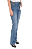Spodnie damskie - WRANGLER BOOTCUT ALL STAR BLUE JEANSY DAMSKIE Z WYSOKIM STANEM - miniaturka - grafika 1