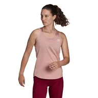 Koszulki sportowe damskie - Damski podkoszulek adidas  Adizero Tank Wonder Mauve L - miniaturka - grafika 1