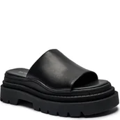 Klapki i japonki damskie - Michael Kors Skórzane klapki KENDRA - miniaturka - grafika 1