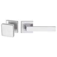 Klamki - DOMINO Gałko-klamka ruchoma Topaz Prawa Inox Stal nierdzewna - miniaturka - grafika 1