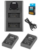 Ładowarki i akumulatory - Zestaw Ładowarka+2 Baterie Do Olympus Om-D E-M10 Mark Iii - miniaturka - grafika 1