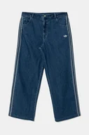 Spodnie damskie - adidas Originals jeansy DENIM 3S PANT damskie kolor niebieski JD2574 - miniaturka - grafika 1
