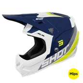 Kaski motocyklowe - Kask Cross Shot Core Custom Niebieski PerłowyM - miniaturka - grafika 1