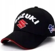 Czapki i chusty sportowe męskie - Czapka z daszkiem Suzuki Czarna Samochód Car Prezent - miniaturka - grafika 1